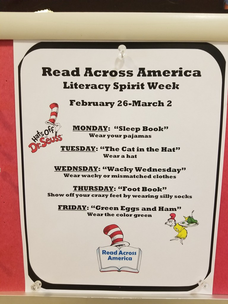 Read Across America - Literacy Spirit Week