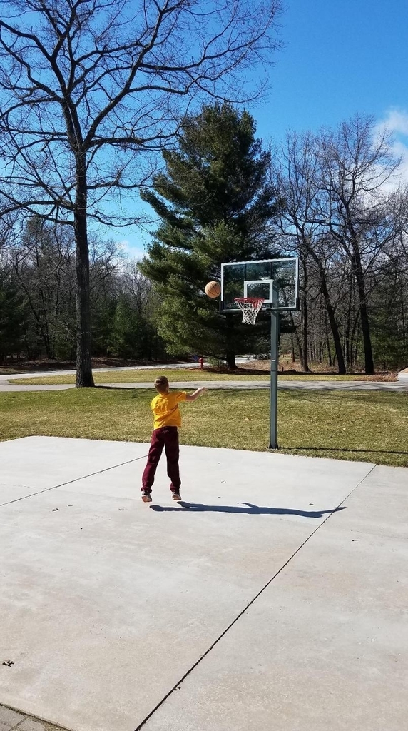 Check out Max rocking his Wolverine Wednesday gear, getting his workout it, and shooting some hoops!