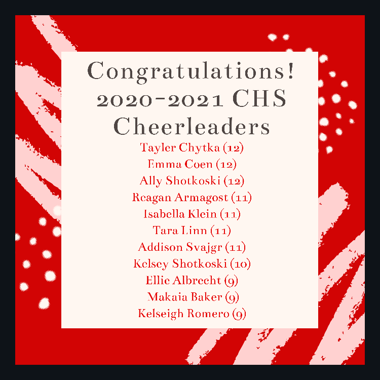 2020-2021 Cheerleaders