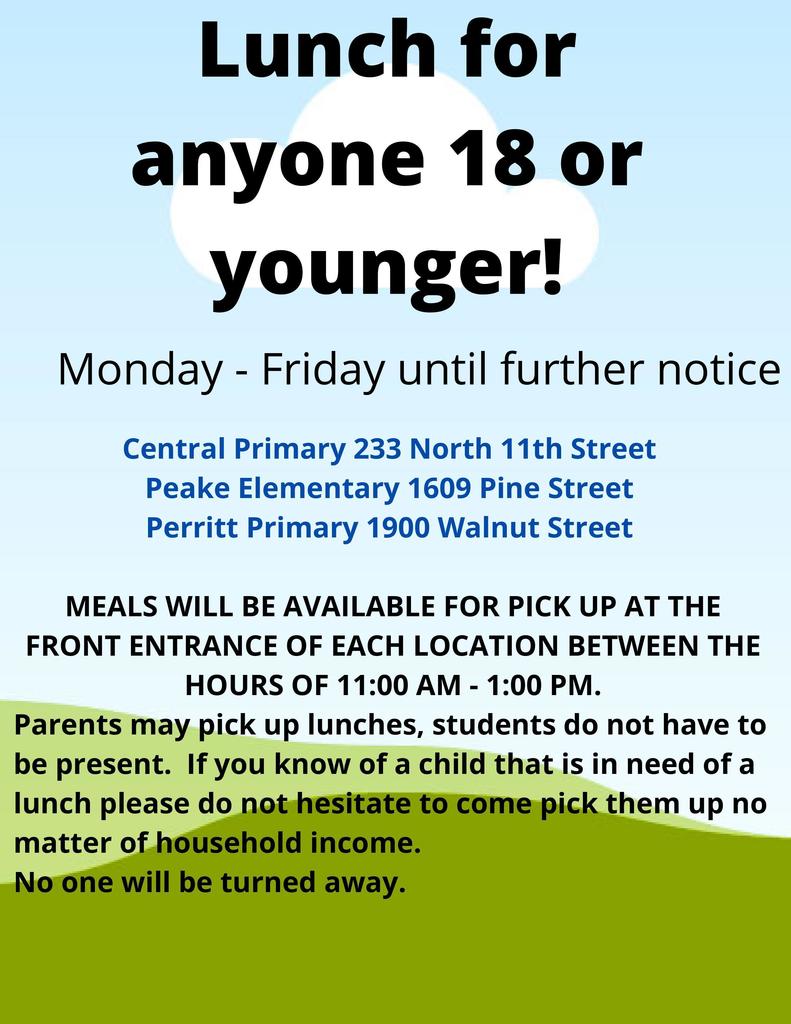 lunch announcement flyer  