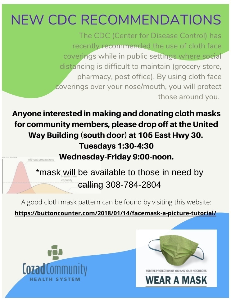 CDC Mask Recommendation
