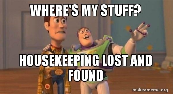 Lost stuff
