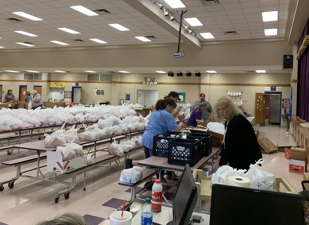 Cafeteria working hard!