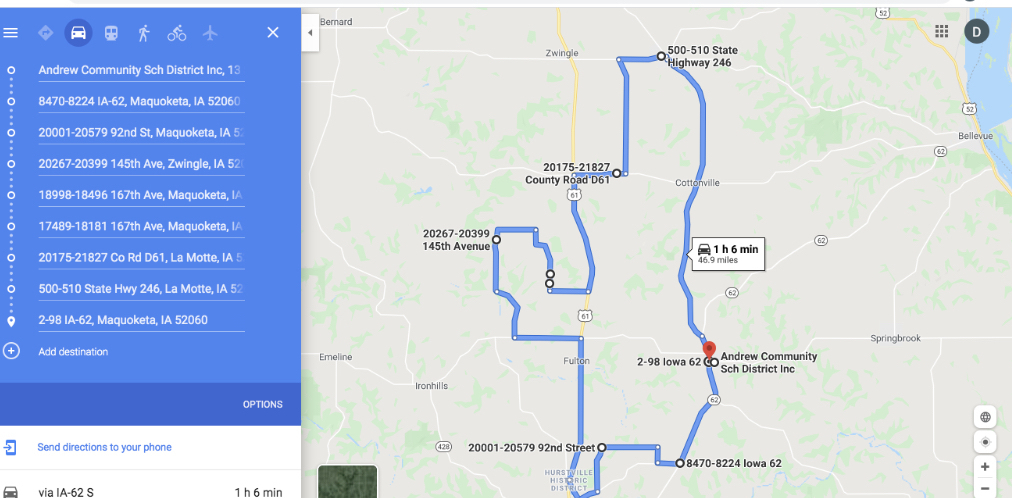 Country route 