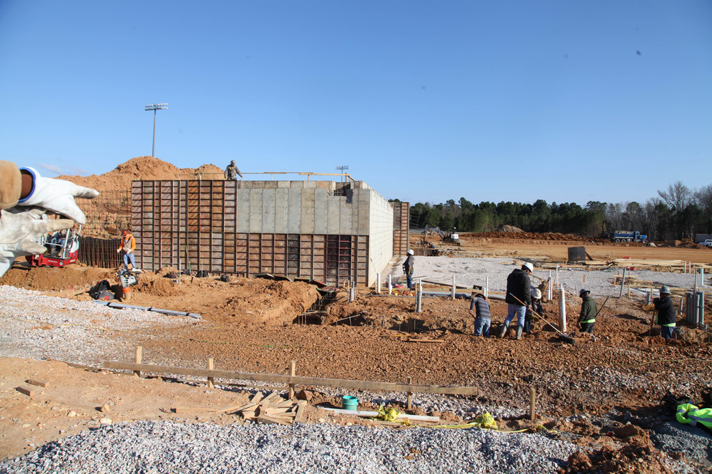 building site of the new Goza Middle School