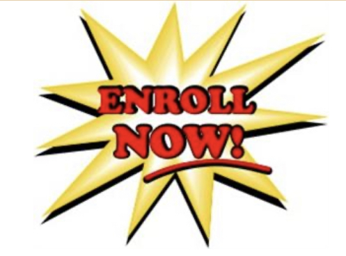 Enroll now!