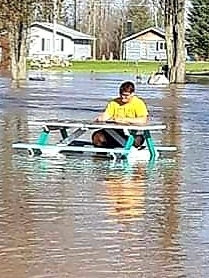 photo taken by his mom!