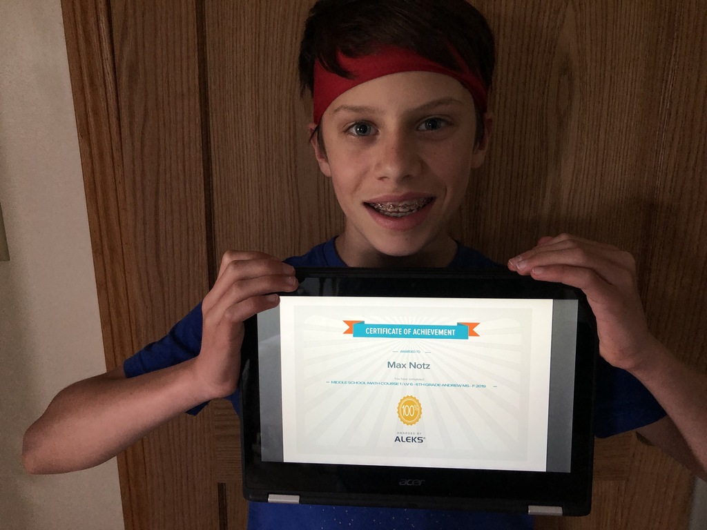 Max's Math Accomplishment