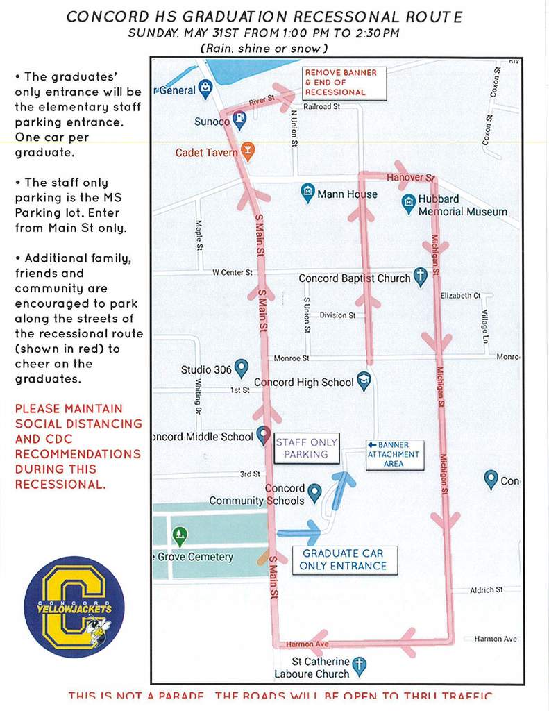 Recessional Route