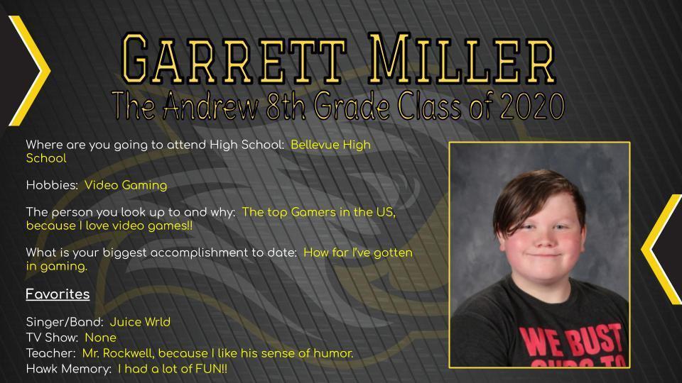 Garrett's Spotlight