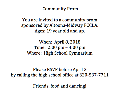 Community Prom