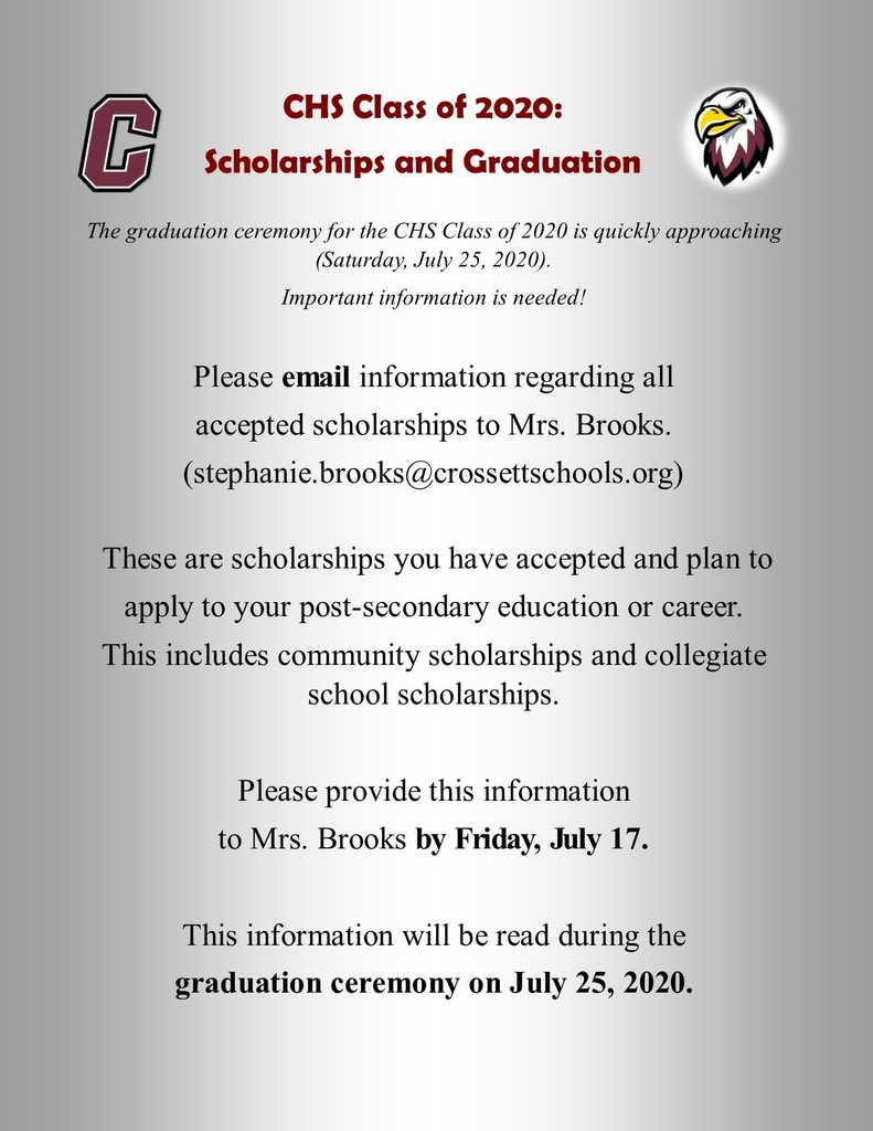 Scholarship Information Needed