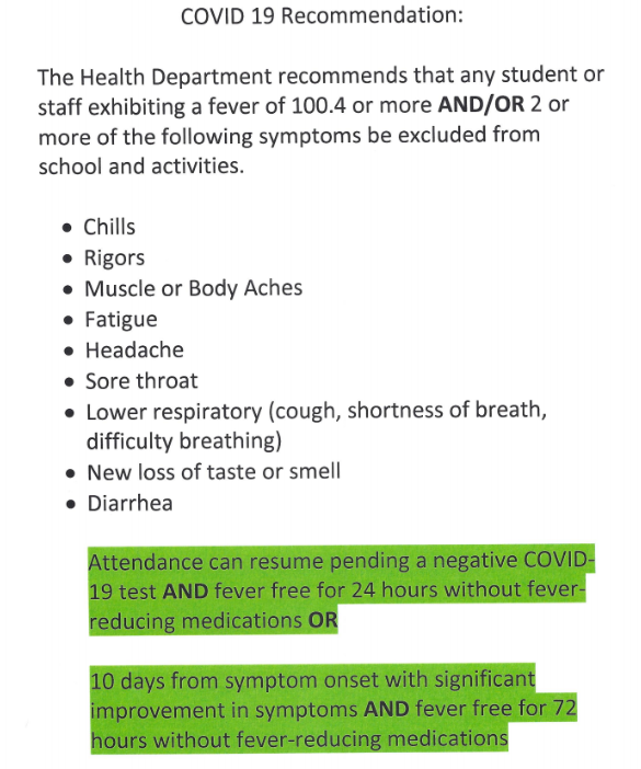 7-28-2020 COVID-19 Recommendations