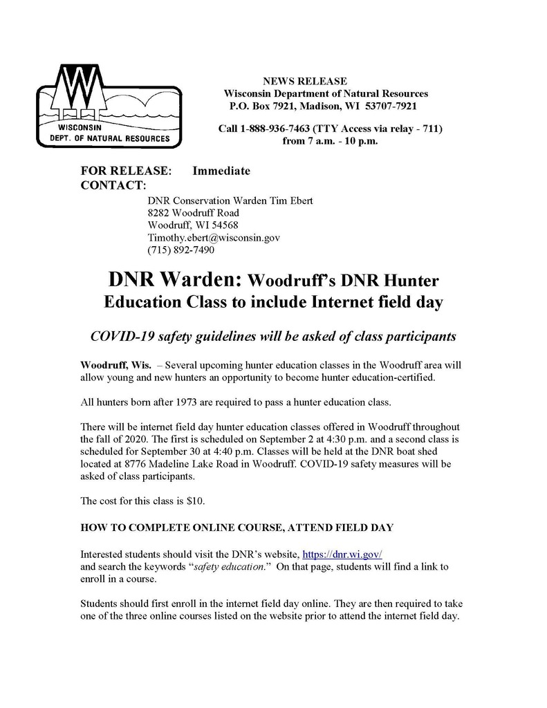 DNR Safety Course