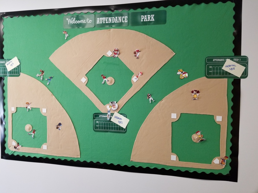 Wahoo! The students are so excited! Our baseball attendance competition begins Monday!  Aiming for 100% attendance – all day every day!