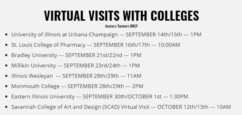 Virtual College Visits