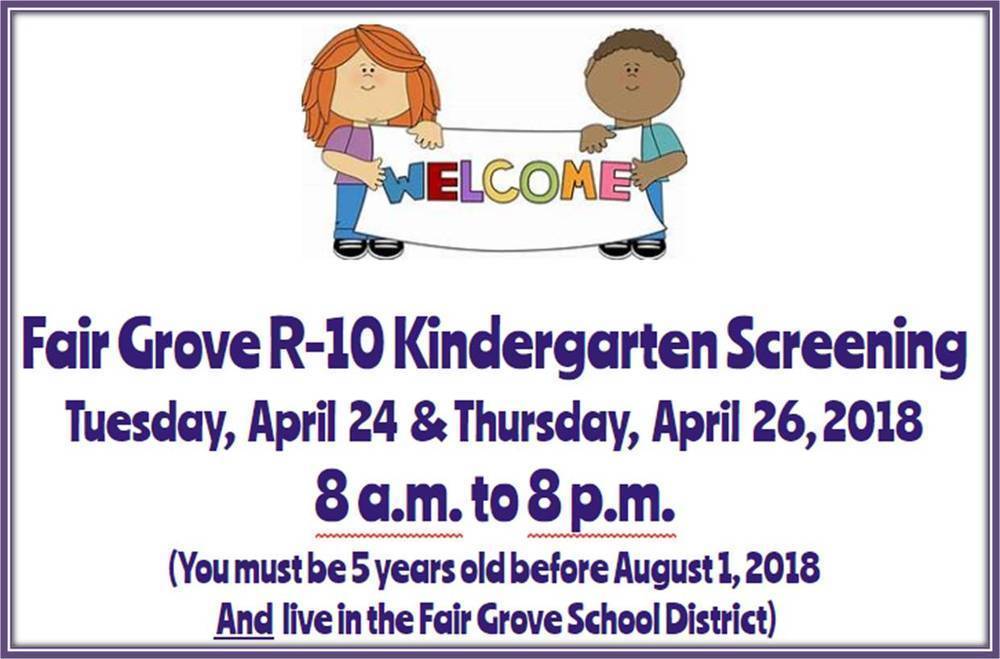 Kindergarten Screening