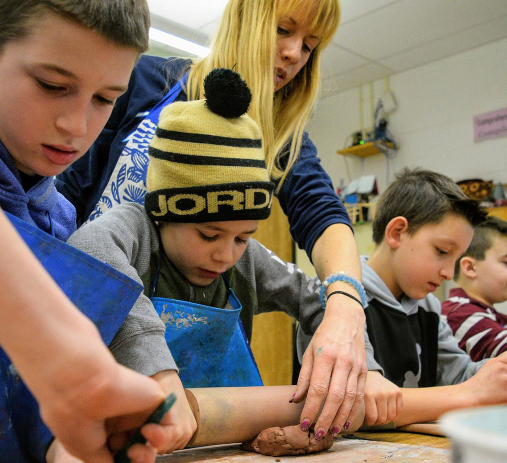 Students at Work