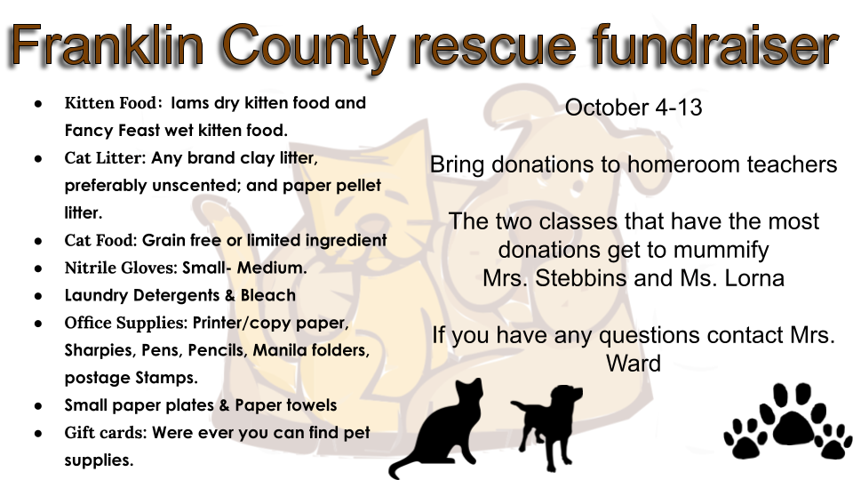 Franklin County Rescue Fundraiser