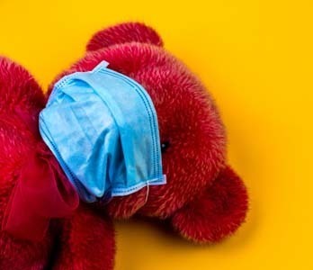 Teddy Bear in a Mask