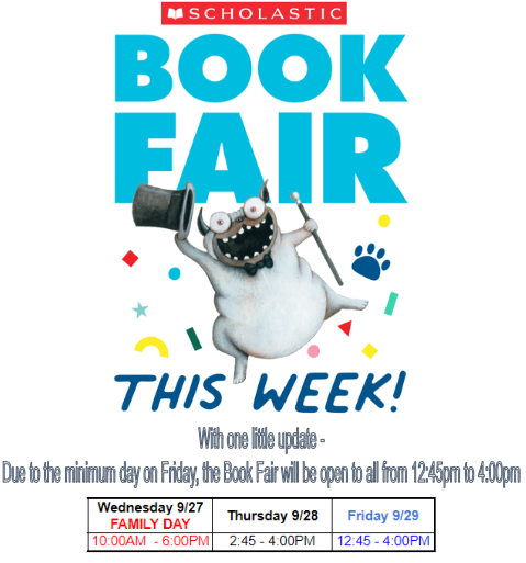 Book Fair Update