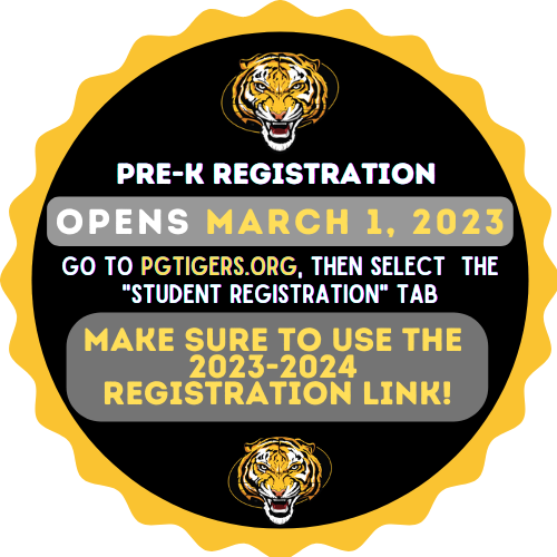 PREK REGISTRATION