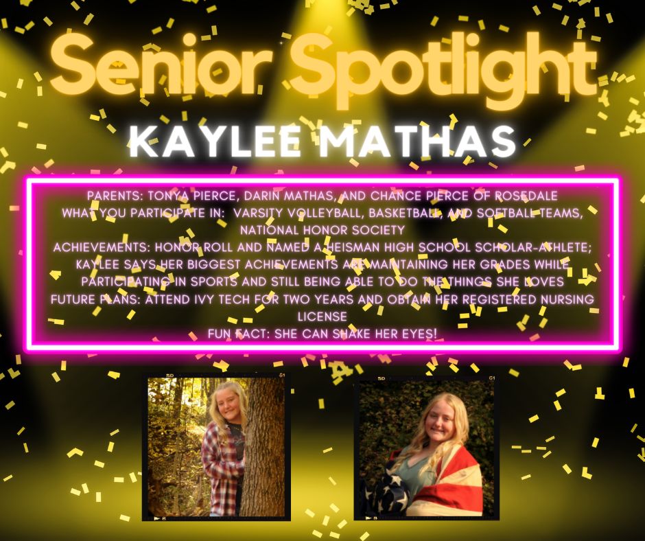 Senior Spotlight - Kaylee Mathas