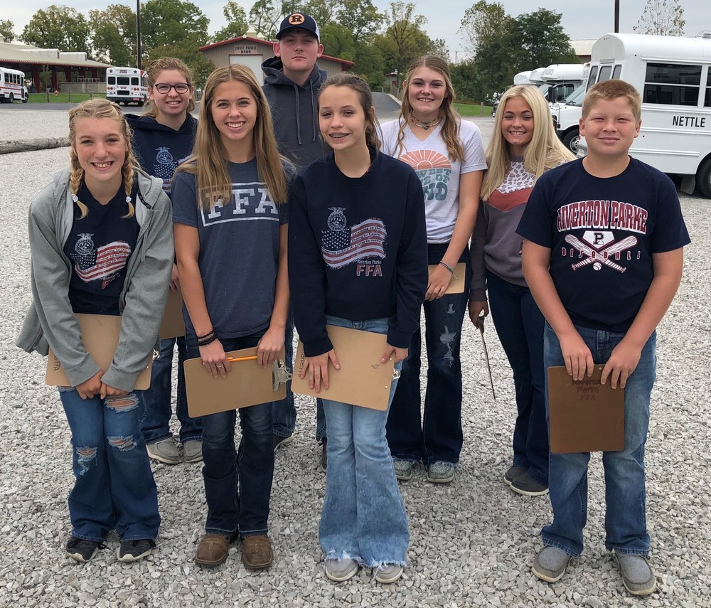 Riverton Parke FFA Competes in State FFA Livestock Skillathon Contest