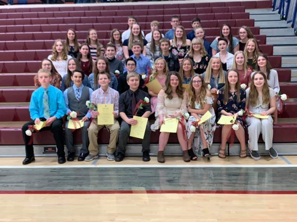 New National Junior Honor Society Members Inducted