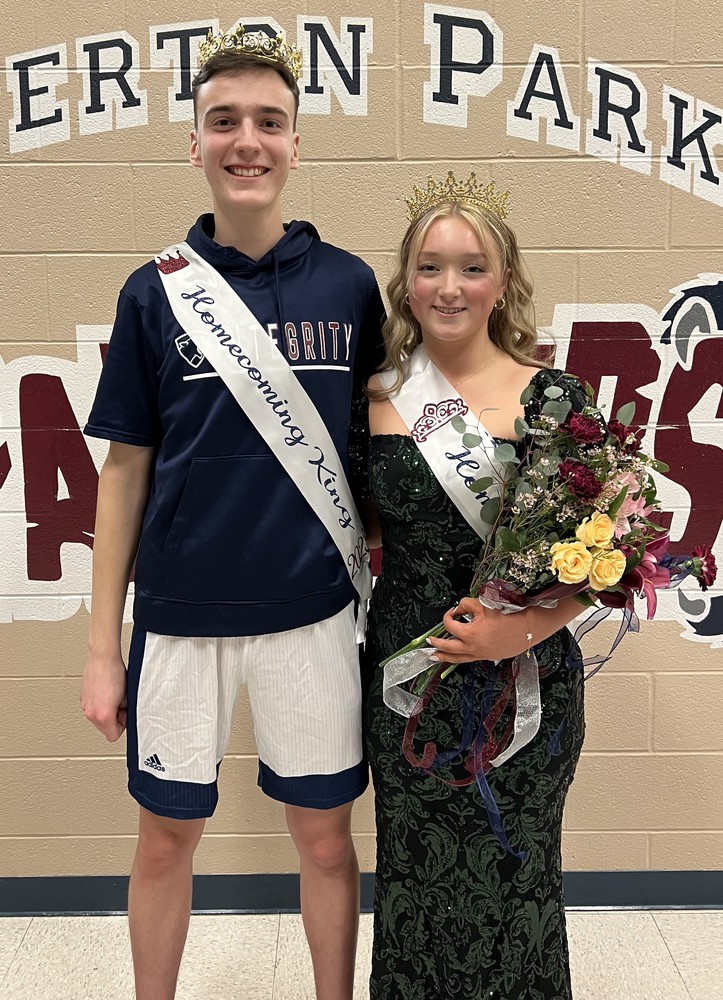  Panthers Crown Winter Homecoming King and Queen