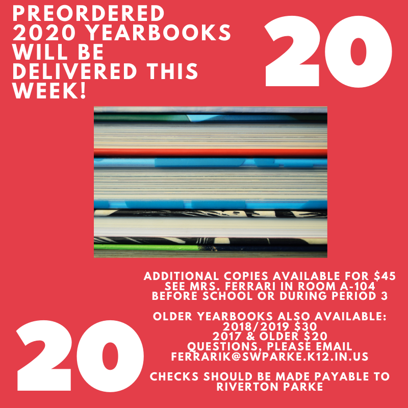 Preordered 2020 Yearbooks...