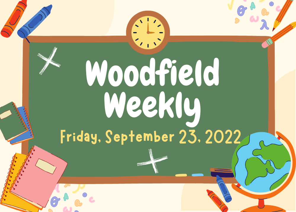 Woodfield Weekly Newsletter Woodfield Elementary